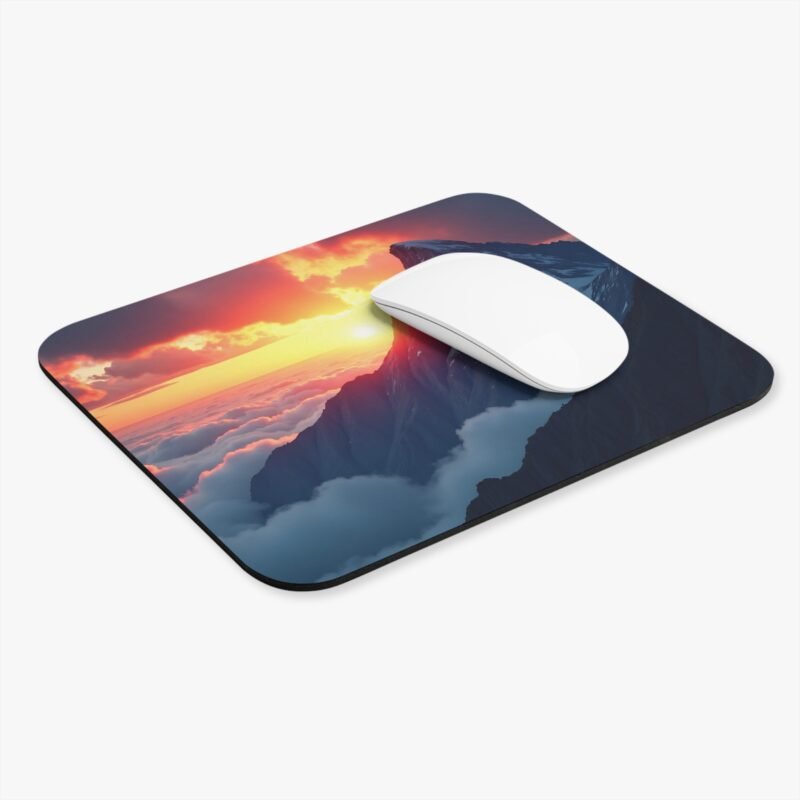 Mountain Desk Mat with Sunset Landscape for Adventure-Inspired Workspaces - Image 3