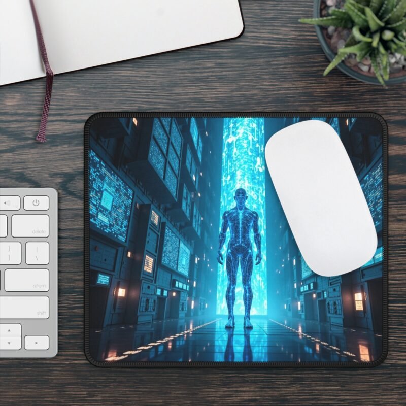 High-Precision Gaming Mouse Pad for Optimal Control and Cybernetic Style - Image 3
