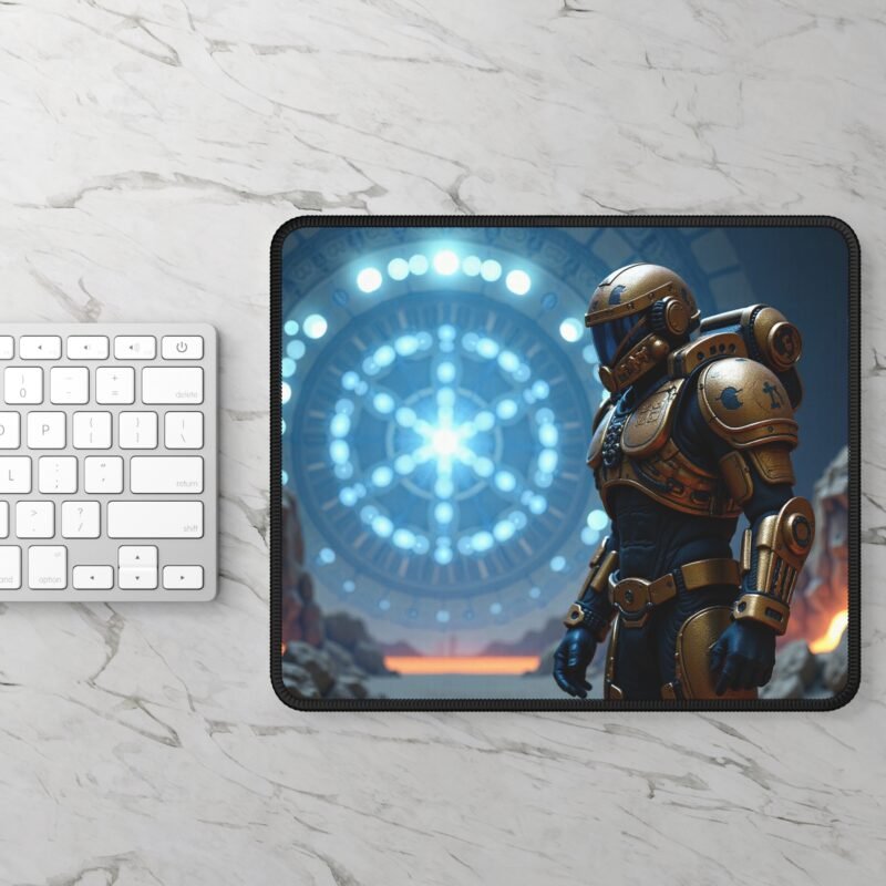 Gaming Mouse Pad for Gamers with Futuristic Warrior Design for Ultimate Performance - Image 2