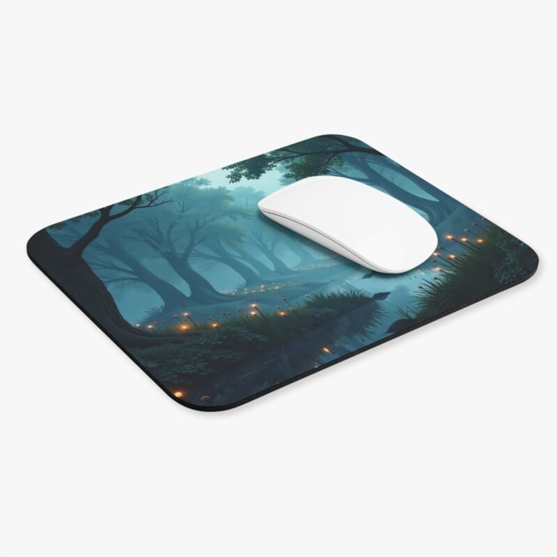 Forest Desk Mat with Tranquil Pathway Design for a Serene Workspace - Image 3