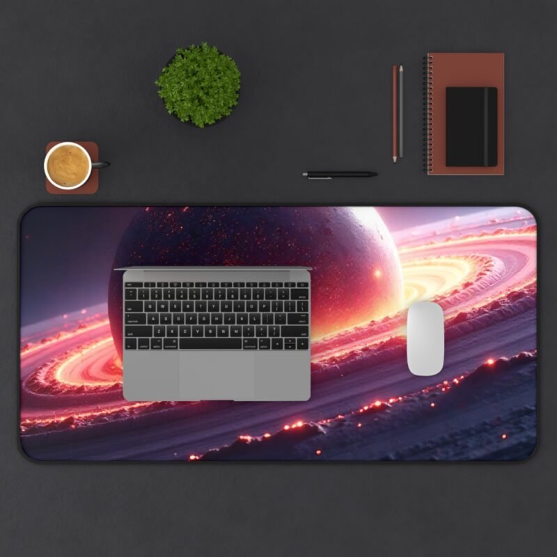 Galaxy Desk Mat Cosmic Planet Design for Creative Workspaces and Star Gazers - Image 11