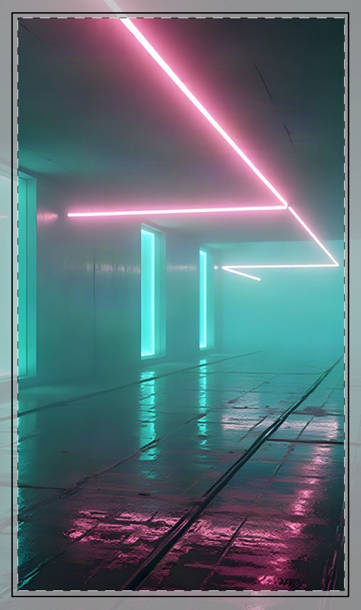 Neon District XL Gaming Desk Mat — Cyberpunk Extended Mouse Pad - Image 4