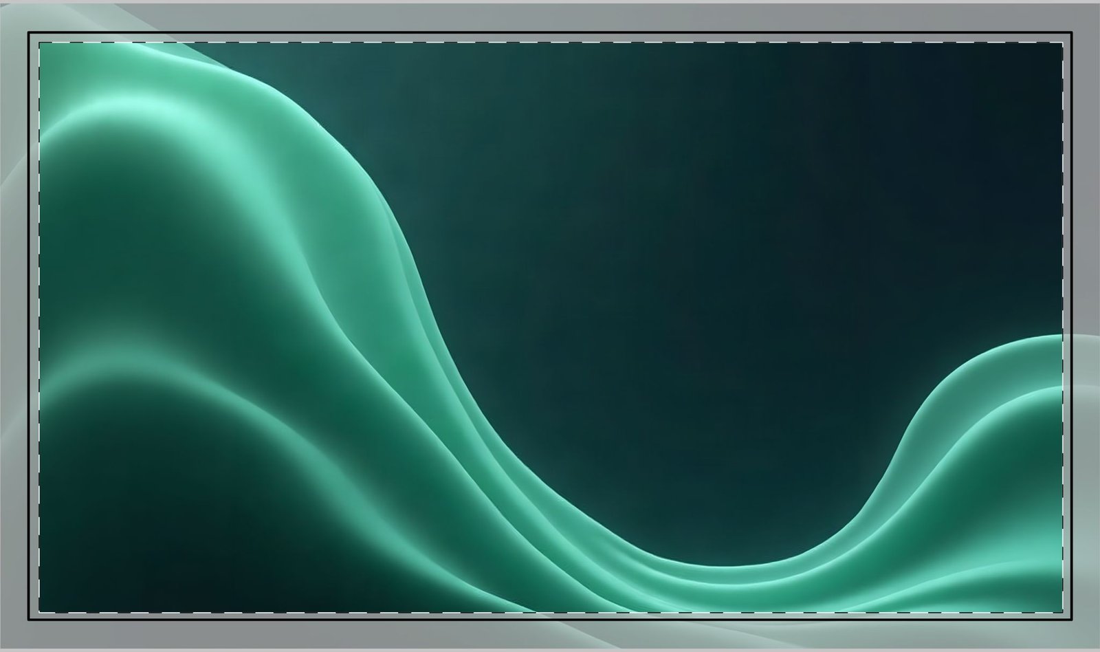 Emerald Flow XL Gaming Desk Mat — Abstract Green Extended Desk Pad - Image 2