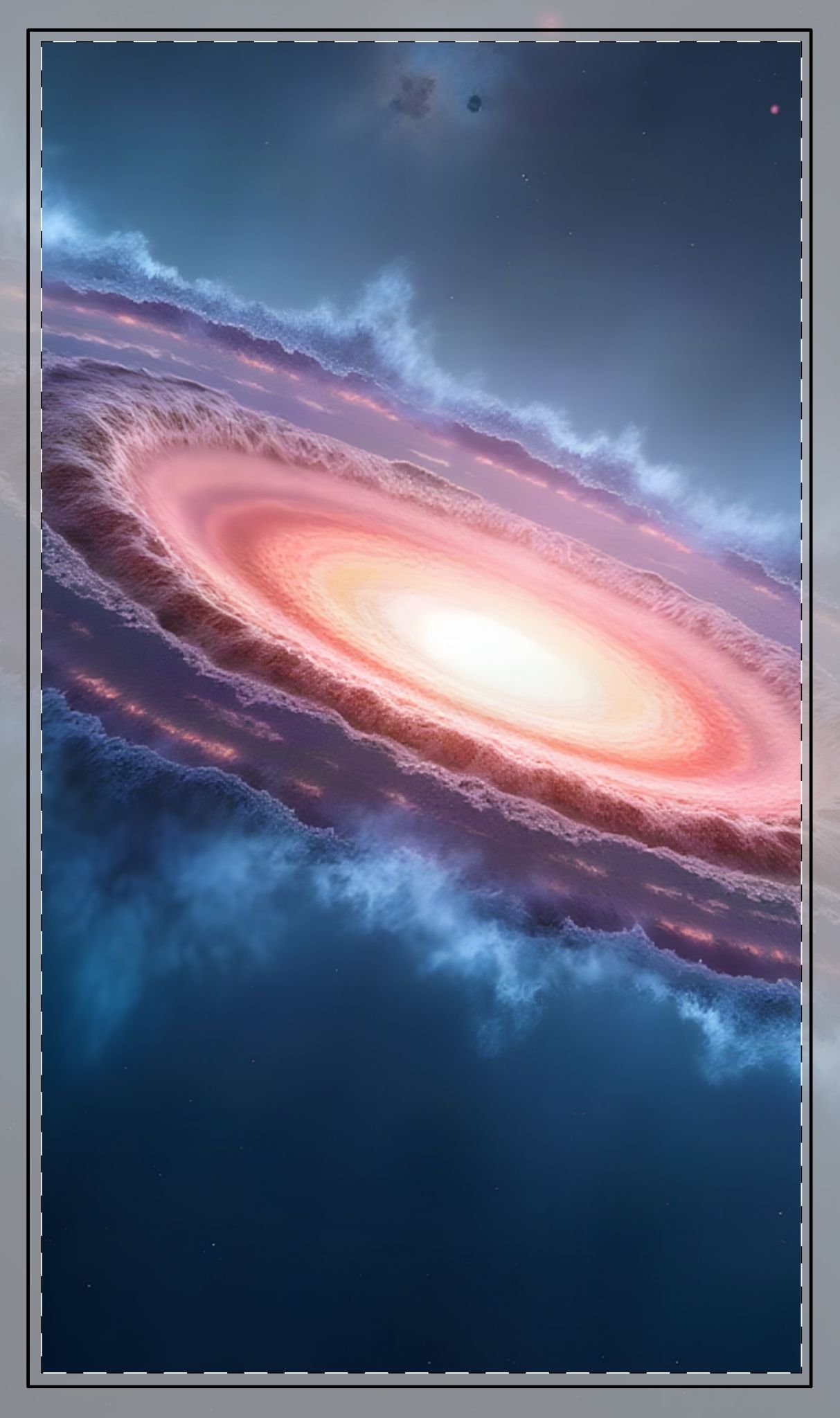 Deep Space XL Gaming Desk Mat — Nebula Extended Mouse Pad for Desk Setup - Image 4