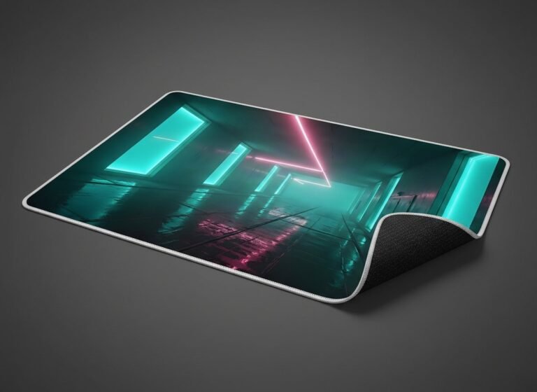 Cyberpunk desk mat and wall art designs
