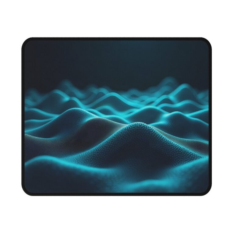 Topographic Mouse Pad — Minimalist Line Art Non-Slip Pad