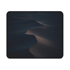 Night Dunes seen from above, showing the printed cloth surface and black stitched edge